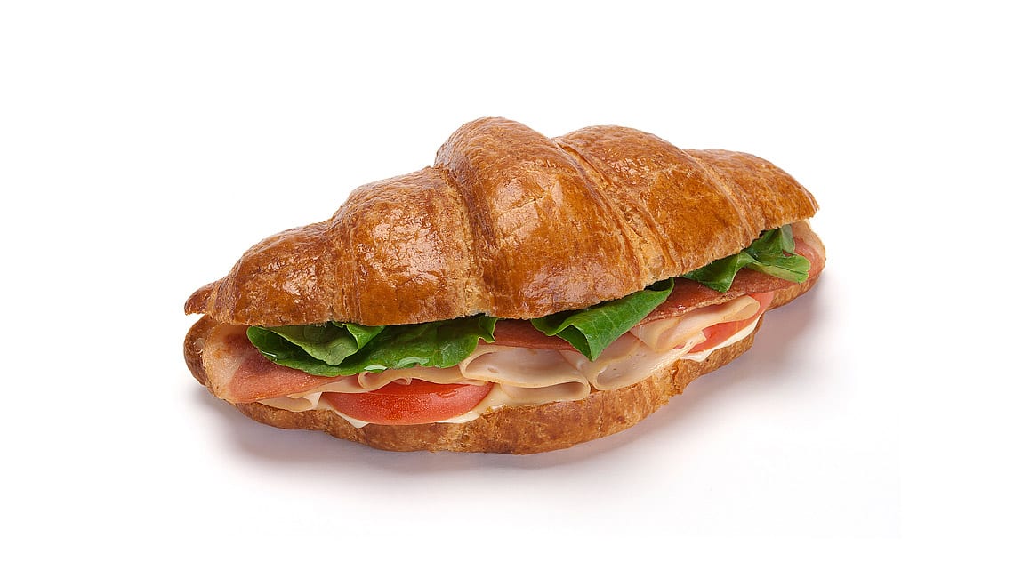 Food photography of a sandwich