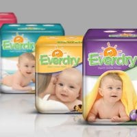 Packaging design for Everdry diapers