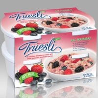 Food packaging design for Truesli