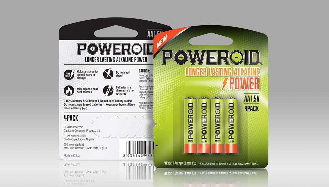 Packaging design for batteries