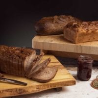 Food photography of bread