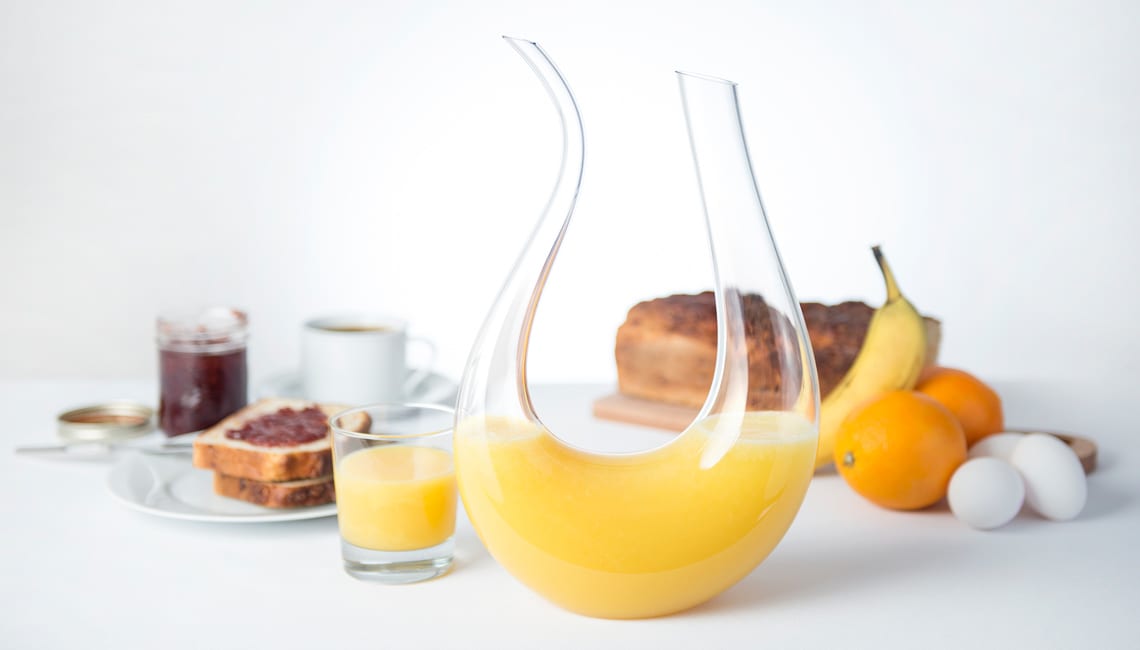 Product photography for glassware