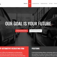 web design for a recruiting firm