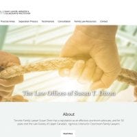 Web design for Toronto Lawyer